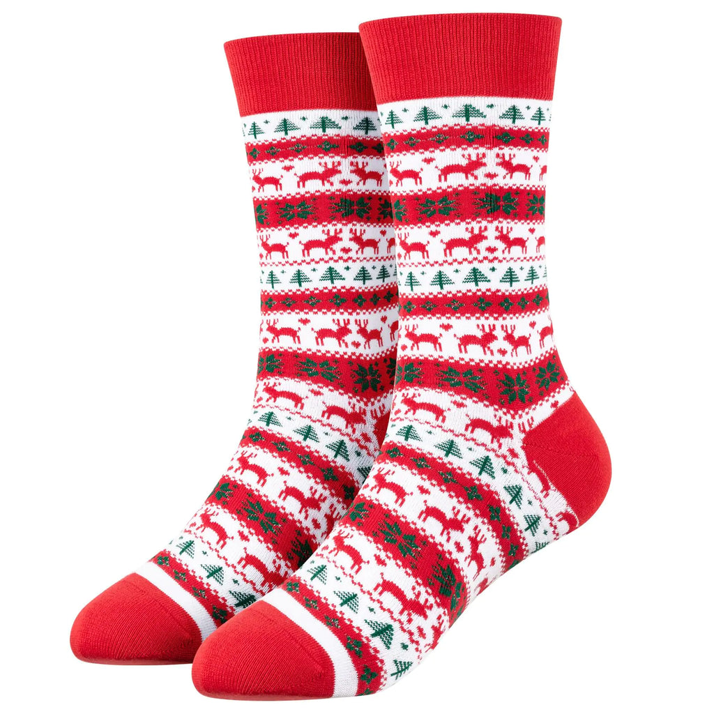 Beopjesk Womens Christmas Socks Funny Cute Xmas Holiday Gift For Men Family (2024-2)